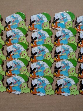 Pokemon TCG Ascended Heroes Trio Enamel Pin Lot Of 25 Official Nintendo Badges